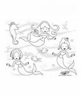 Mermaids Coloring Page (Click through to download a printable coloring ...